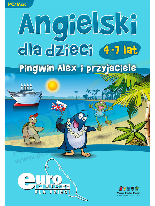 Novum Angielski dla dzieci: Pingwin Alex i przyjaciele EuroPlus