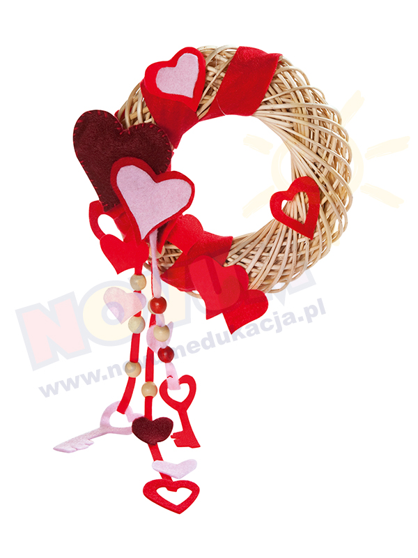 Novum Arkusze filcu - czerwony