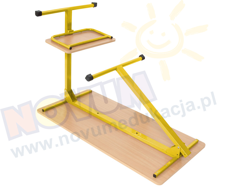 Novum Biurko komputerowe LL 71 cm żółte