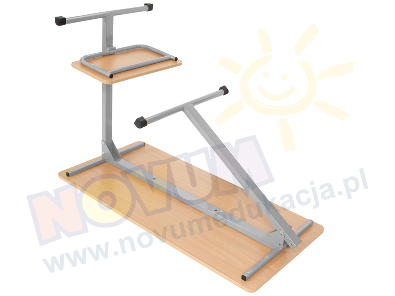 Novum Biurko komputerowe LL 76 cm aluminiowe