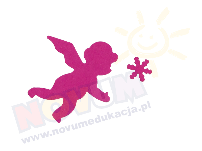 Novum Dziurkacz ozdobny 3,7cm aniołek