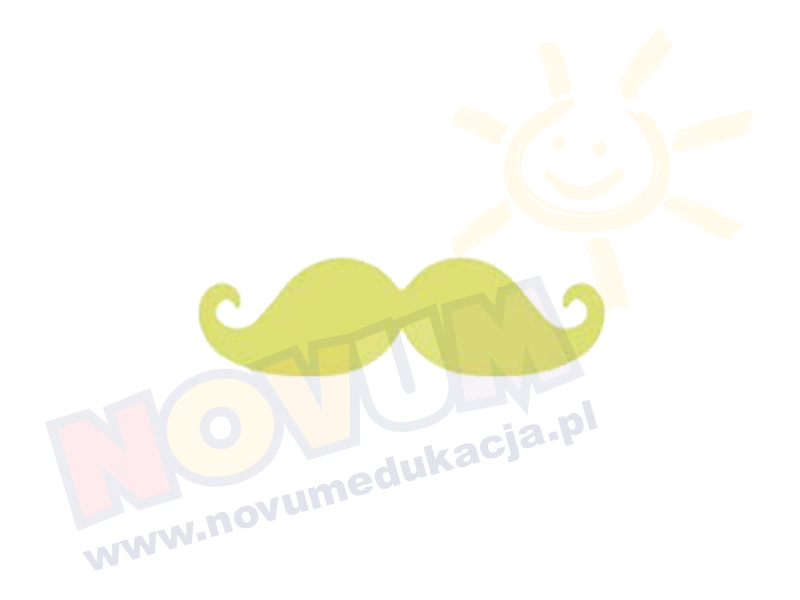 Novum Dziurkacz ozdobny 5cm wąsy