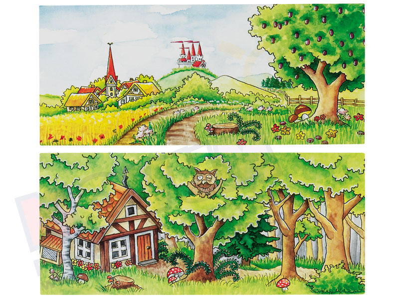 Novum Kartonowy teatrzyk ze zmienianymi dekoracjami