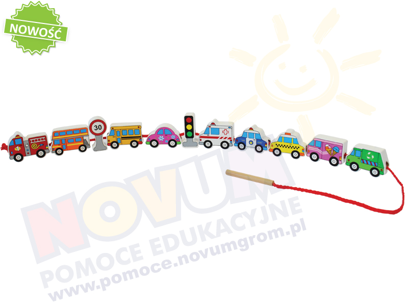 Novum Klocki do nawlekania- transport