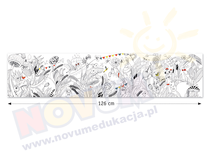 Novum Kolorowana stolikowa Łąka