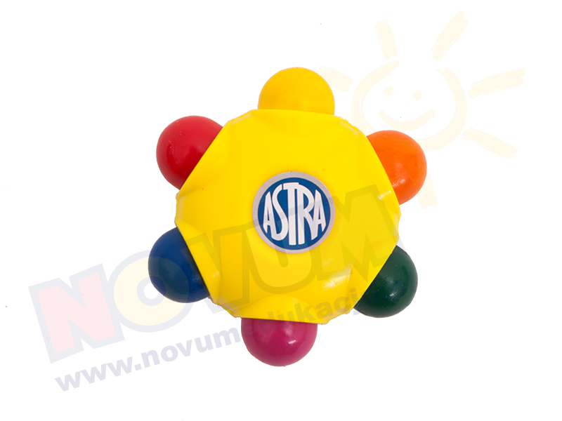 Novum Kredka świecowa gwiazdka 6 kolorów