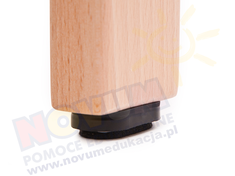 Novum Krzesełko bukowe wys.35 cm z filcowymi zaślepkami