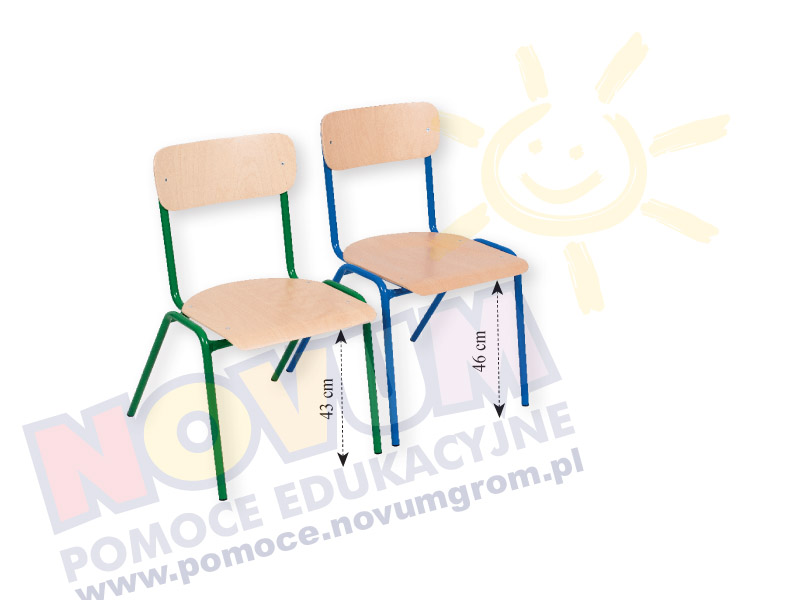 Novum Krzesło NOVUM 46 żółty