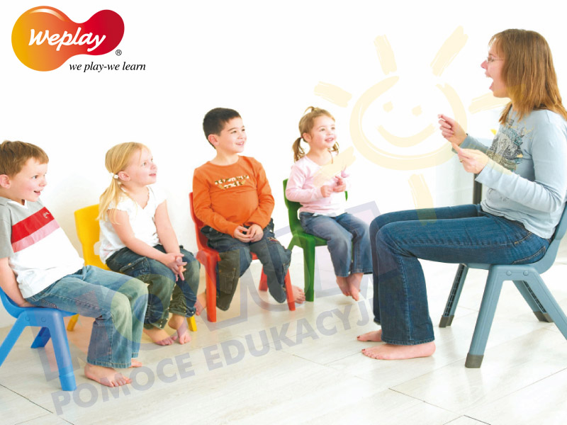 Novum Krzesło WP 34 cm żółte