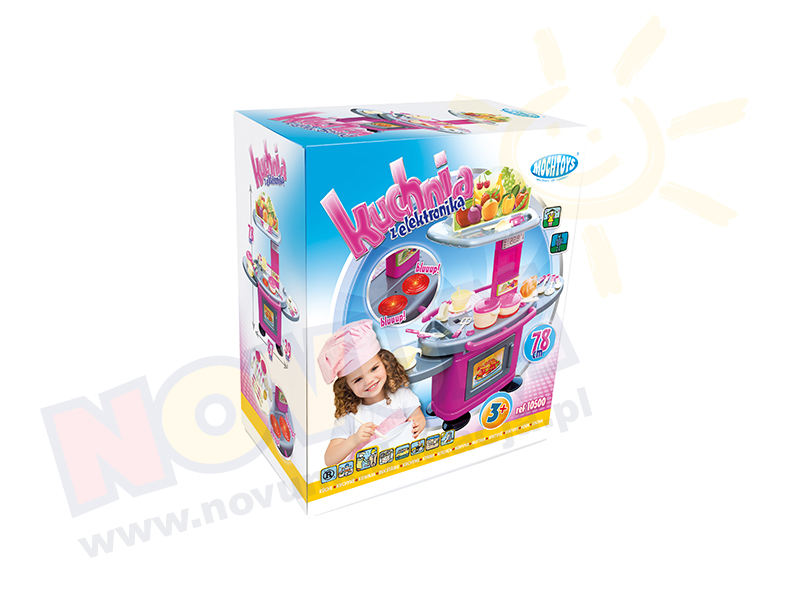 Novum Kuchnia Elektroniczna Różowa