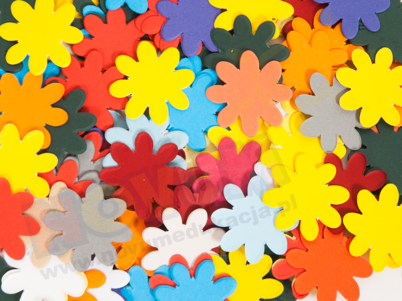 Novum Kwiaty kartonowe 4,5 cm