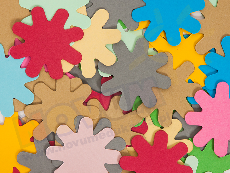 Novum Kwiaty kartonowe 7 cm