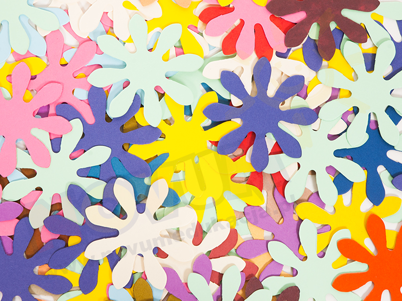 Novum Kwiaty kartonowe 8 cm