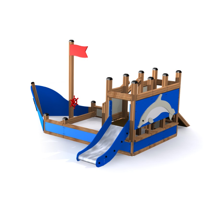 Lars Laj Mały Statek Delfin