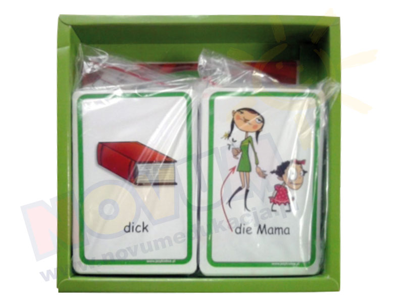 Novum Niemiecki Karty dla dzieci - 100 pierwszych słówek