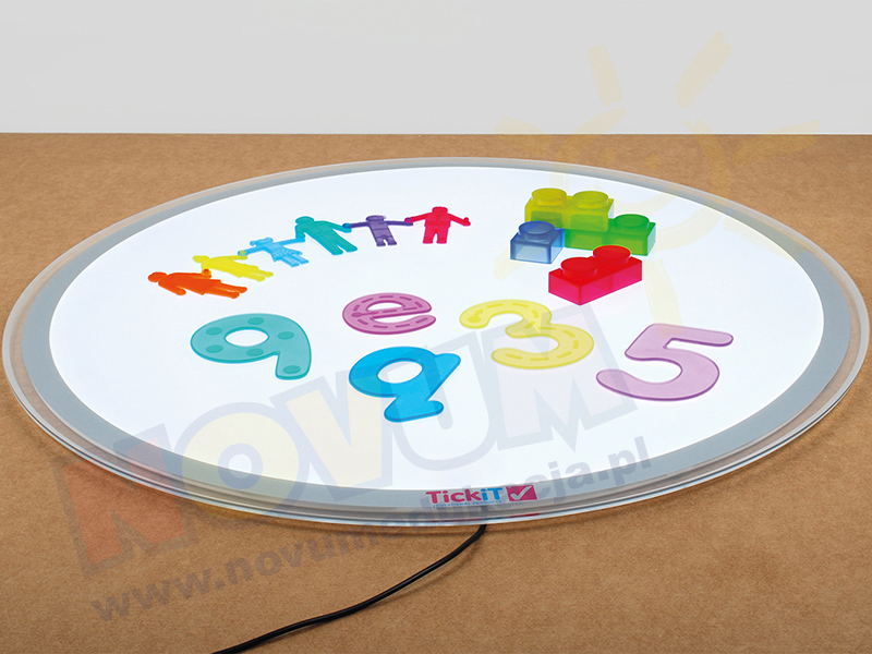 Novum Panel podświetlany okrągły