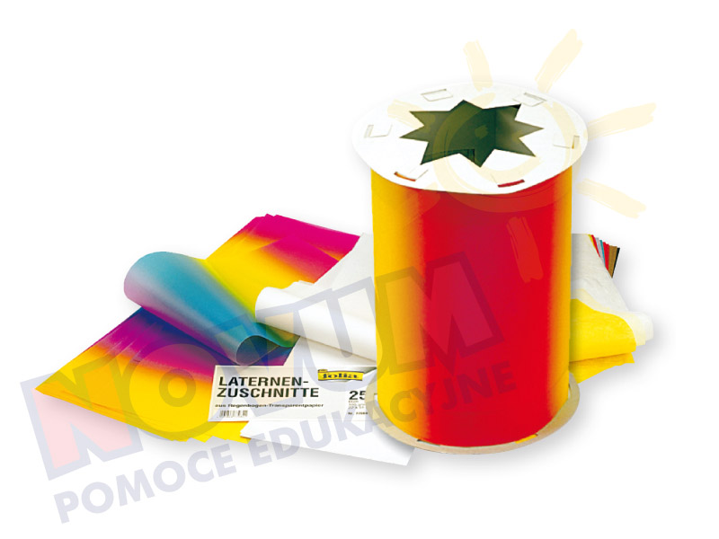 Novum Papier do latarenek tęcz.transpar.