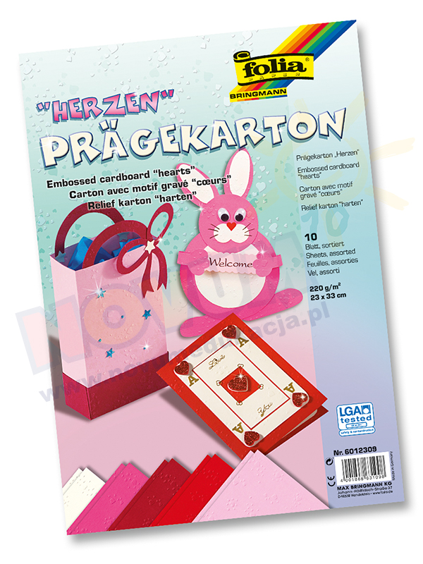 Novum Papier z tł. wzorem "Serduszka"