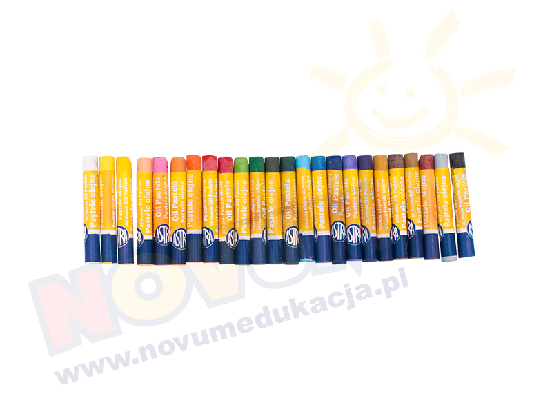 Novum Pastele olejne 24 kolory