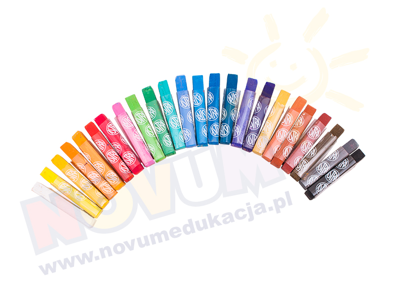 Novum Pastele suche 24 kolorów