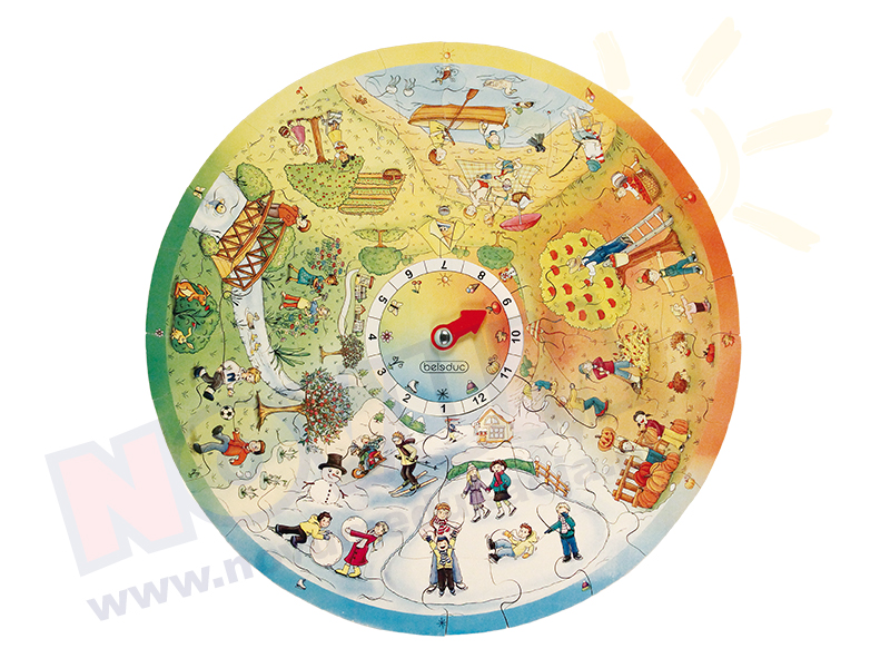 Novum Puzzle edukacyjne 4 pory roku
