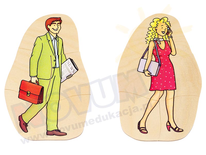 Novum Puzzle wielowarstwowe Babcia i Dziadek