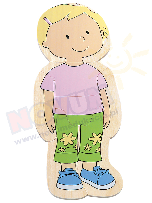 Novum Puzzle wielowarstwowe Dziewczynka