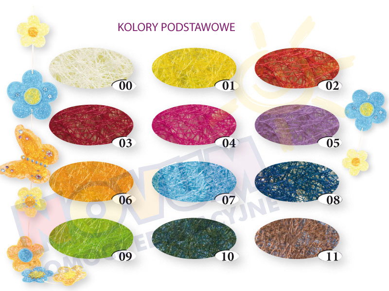 Novum Sizal w kłębkach - basic - ciemnozielony