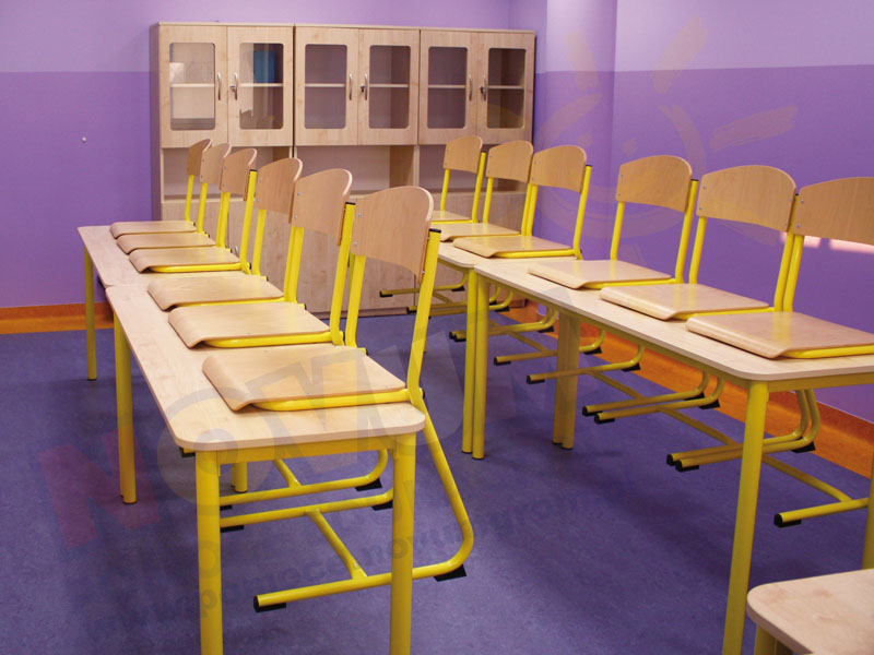 Novum Stół Classic - nieregulowany - żółty