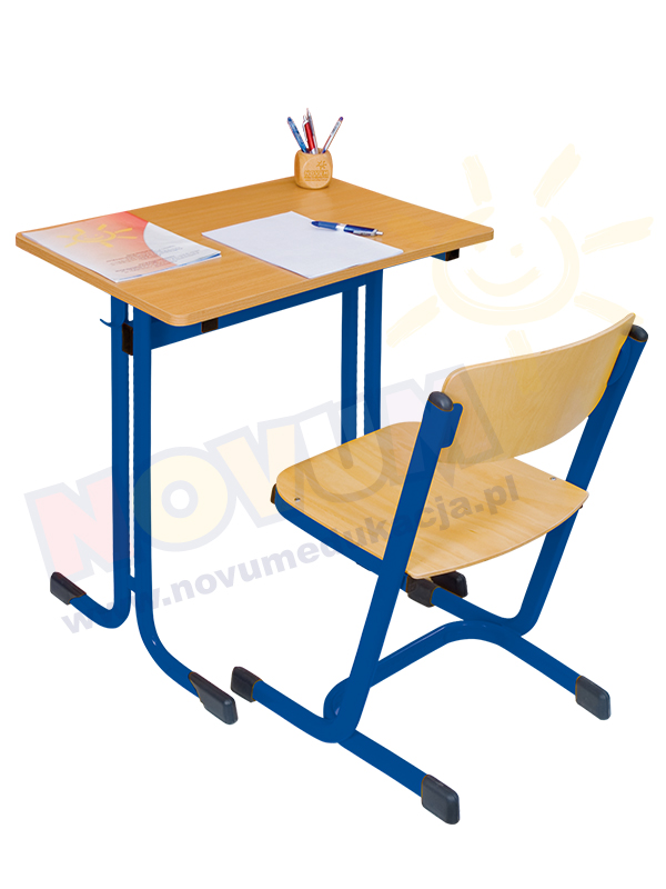 Novum Stolik MST 59 pojedynczy - niebieski