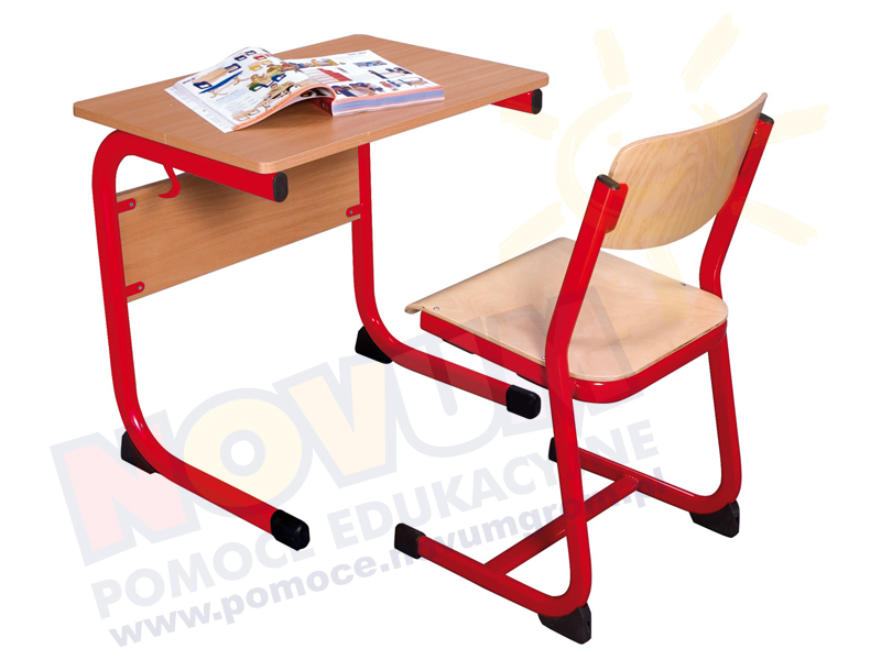Novum Stolik poj. typ LT 64 - czerwony
