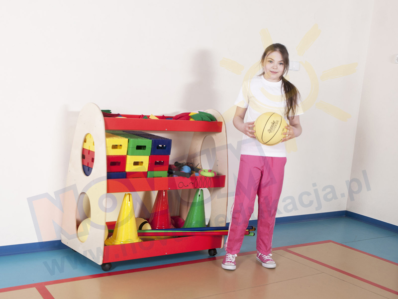 Novum Szafka MULTI czerwona-sportowa