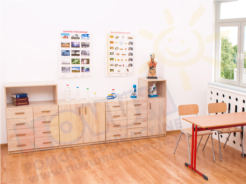 Novum Szafka niska z 8 szufladami