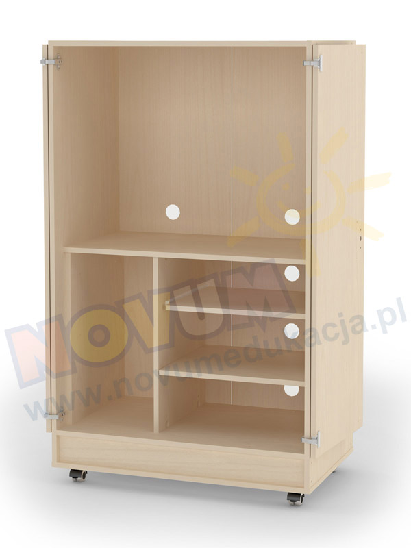 Novum Szafka TV na kółkach