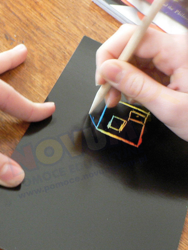 Novum Wielobarwny papier do wydrapywania