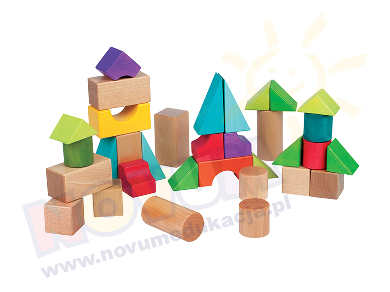 Novum Wózek chodzik z klockami