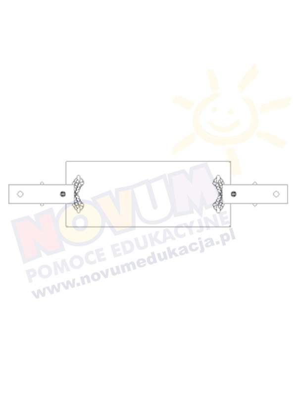 Novum Zawiesie z siedziskiem huśtawkowym gumowym