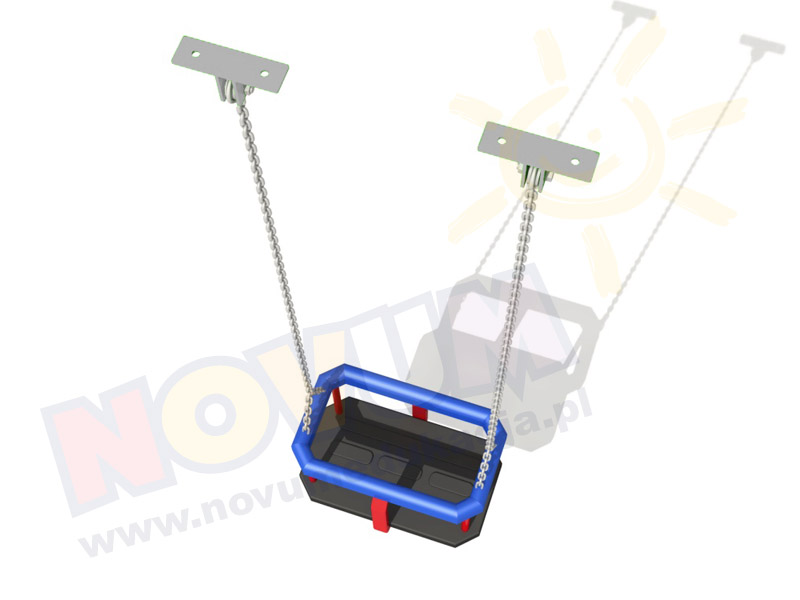 Novum Zawiesie z siedziskiem huśtawkowym gumowym "koszyk"
