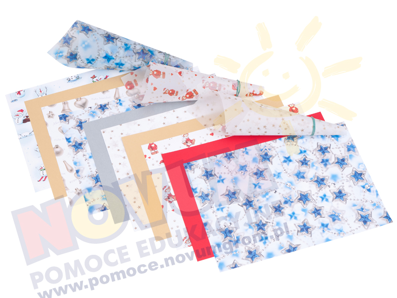 Novum Zestaw papieru dekora.światecznego