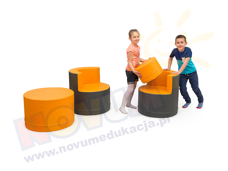 Novum Zestaw wypoczynkowy pomarańczowy